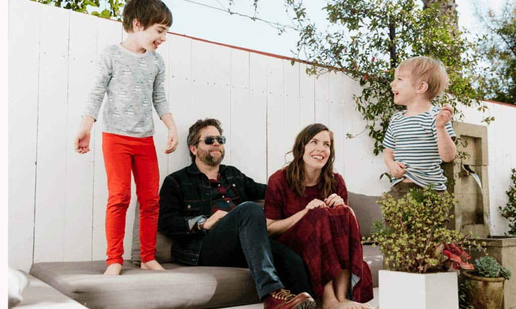 Happy family enjoying time together