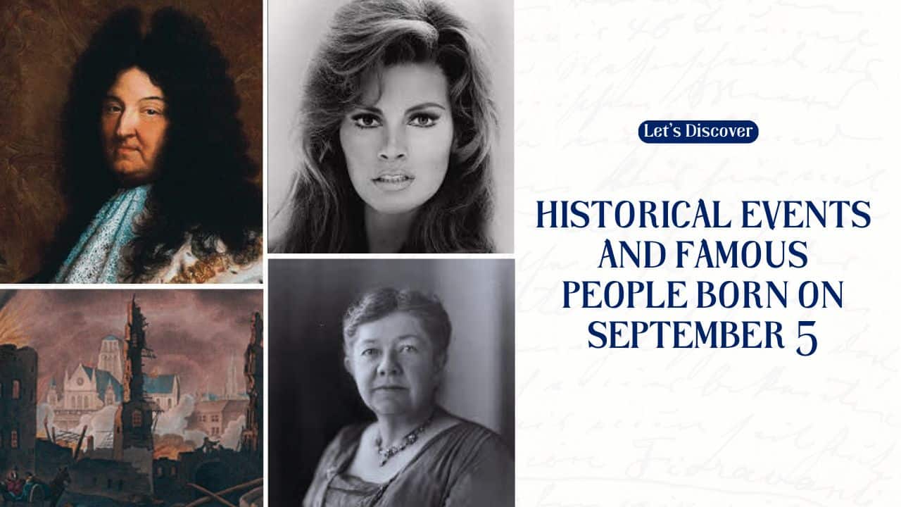 Historical Events and Famous People Born on September 5