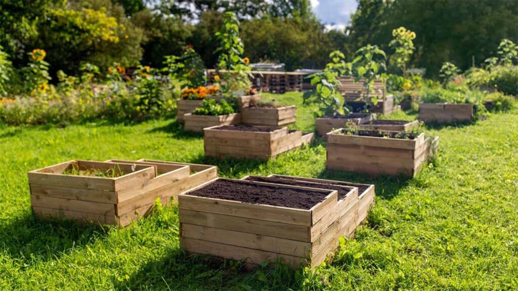 Wooden Planter Boxes