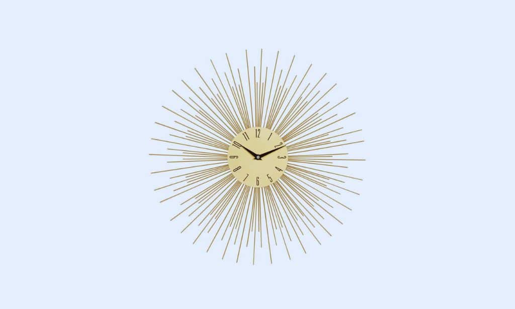 Sunburst Clocks