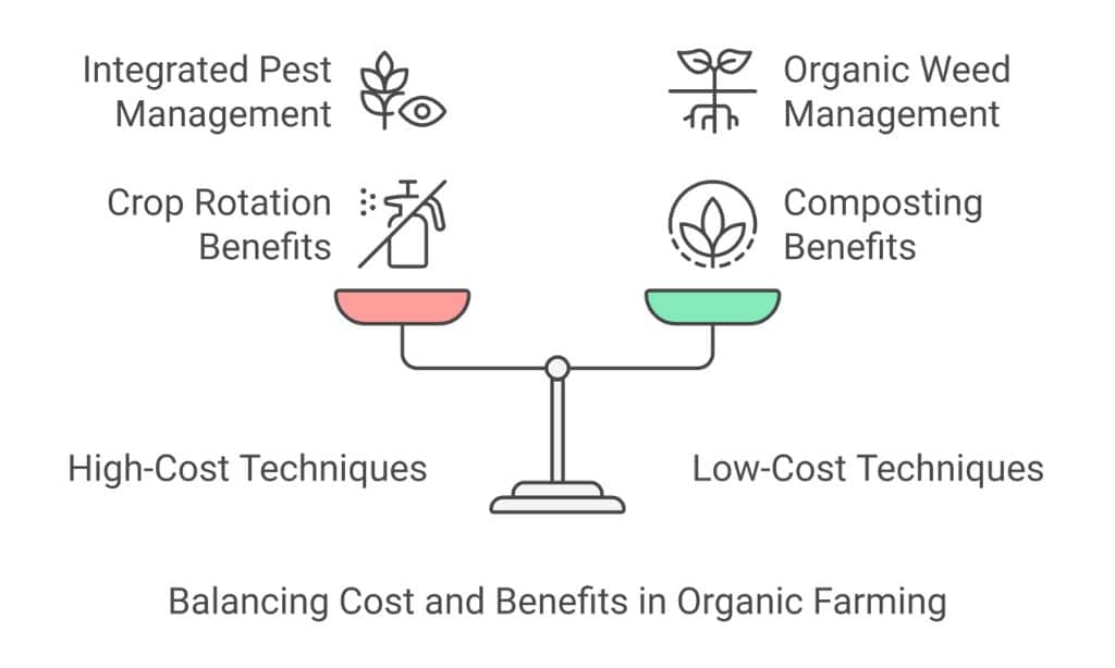 Balancing Cost and Benefits in Organic Farming