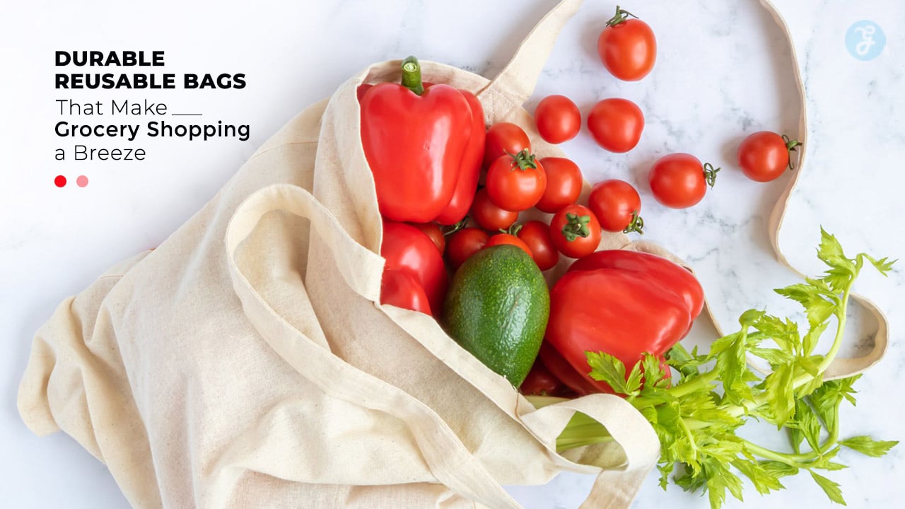 Durable Reusable Bags for Grocery Shopping