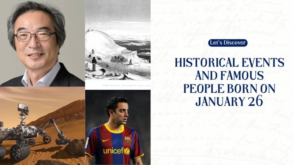 Historical Events and Famous Birthdays on January 26