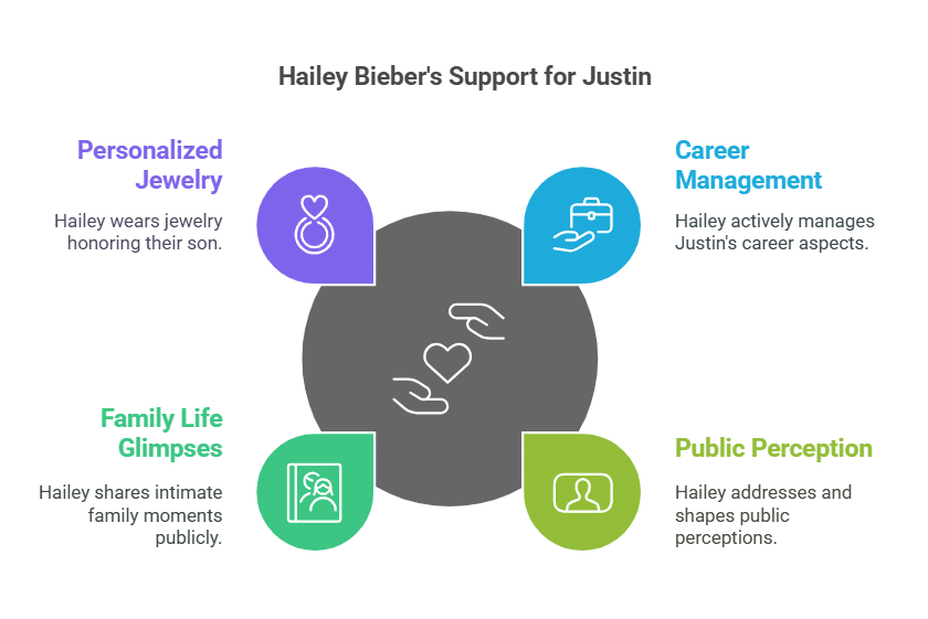 Hailey Bieber's Support and Public Engagement
