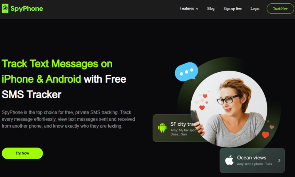 SpyPhone SMS tracker