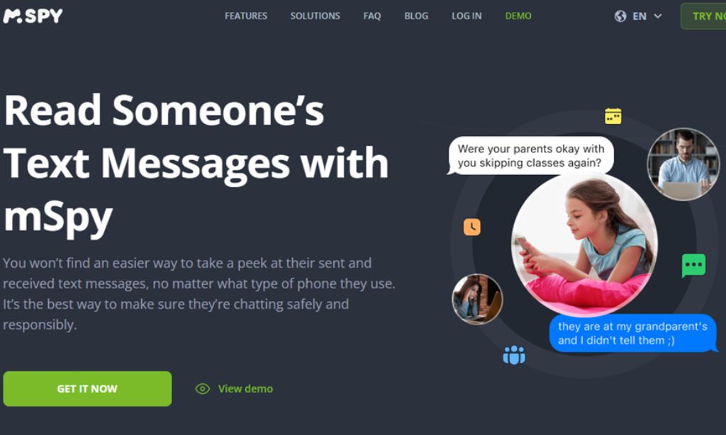 mSpy SMS tracker