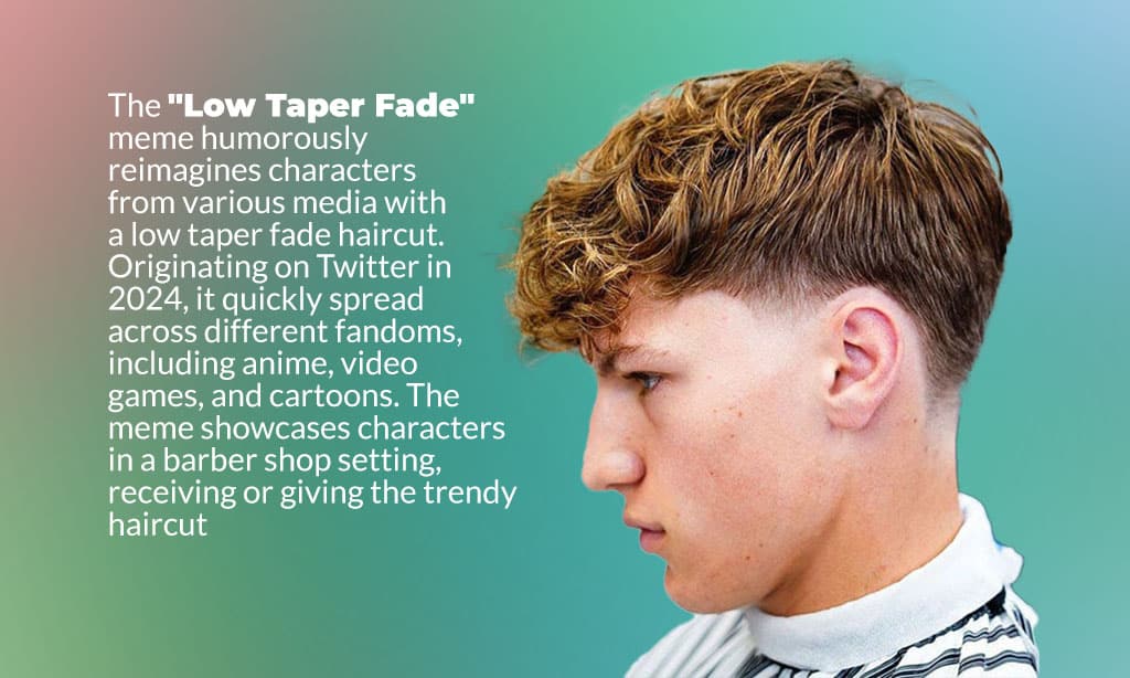 what is low taper fade meme