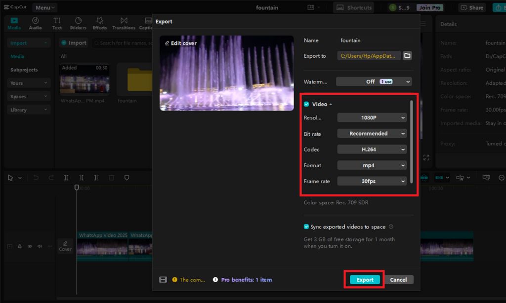 Export and Share Your Video