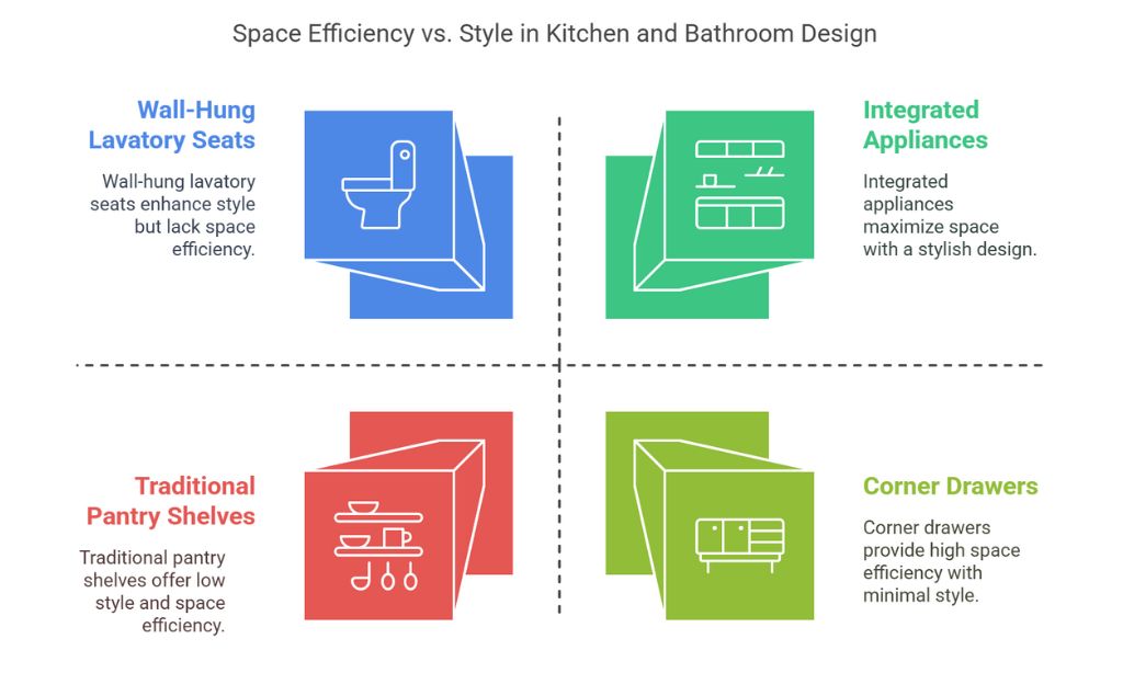 Kitchens and Bathrooms with Compact Appliances