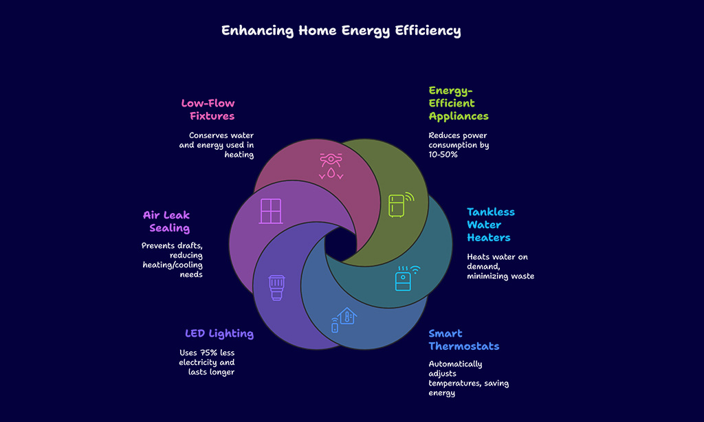 Select Energy-Efficient Appliances and Lighting