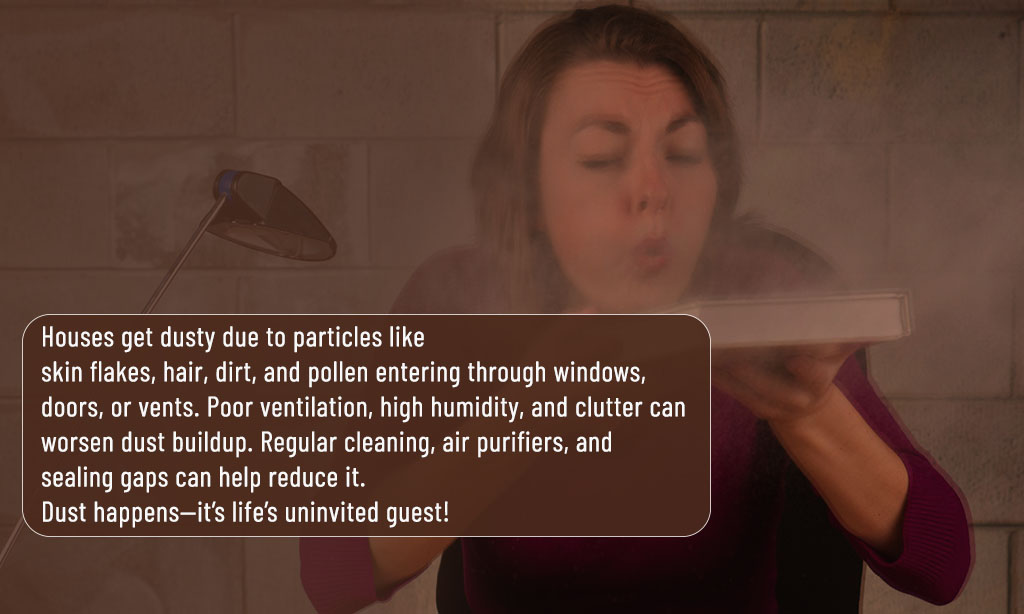 The Reasons Behind Your House Get So Dusty