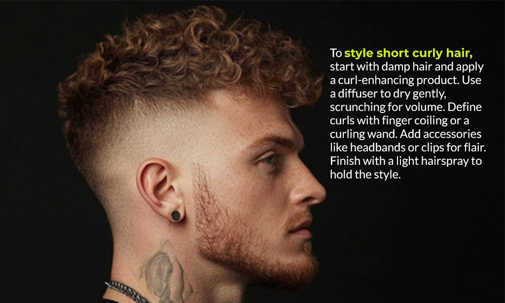 how to maintain short curly hair